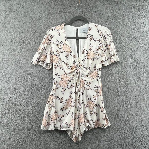 Blue Life Floral Romper Size Medium - Picture 7 of 13
